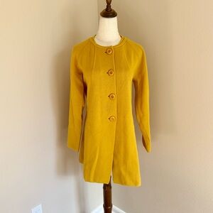 J. Crew Golden Button-Up Sweater